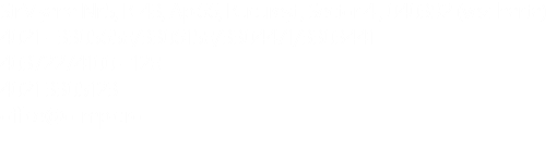 Str.Vișana Nr.5, Bl.43, Ap.66, București, Sector 4 , 040392 (vezi harta)
4021 - 3305658/3306158/3304471/3303441
40372274100 - 128
4021 3305123
office@olimpic.ro
